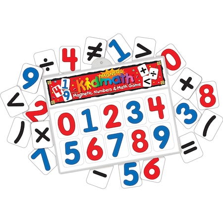 Barker Creek Learning Magnets - Numbers & Math Signs, 30 Magnetic pieces/Package 1305